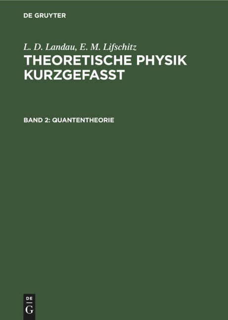Quantentheorie - 