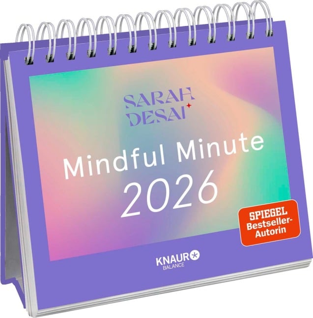 Wochenkalender 2026: Mindful Minute - Sarah Desai