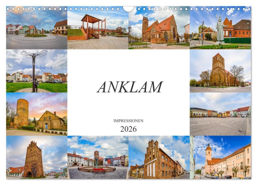 Anklam Impressionen (Wandkalender 2026 DIN A3 quer), CALVENDO Monatskalender - Dirk Meutzner
