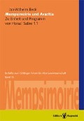 Cover-Bild zum Titel 'Mempsimoirie und Avaritia' von 'Jan-Wilhelm Beck'
