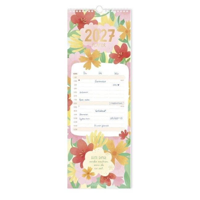 Paarplaner 2027 Floral - 