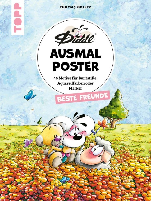 DIDDL - Ausmalposter - Beste Freunde - Diddl, Thomas Goletz