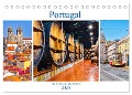 Portugal - die schönsten Impressionen (Tischkalender 2024 DIN A5 quer), CALVENDO Monatskalender - Nina Schwarze