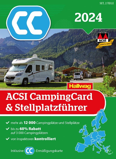 ACSI CampingCard & Stellplatzführer 2024 - 