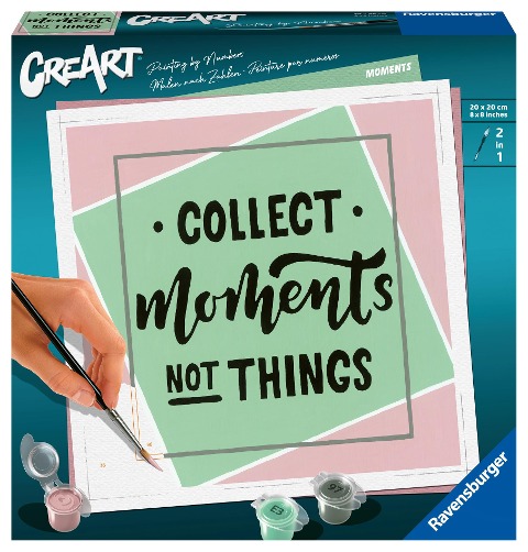 Ravensburger Malen nach Zahlen 20270 - Collect Moments, not Things - ab 12 Jahren - 