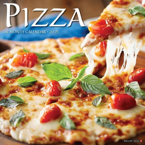 Pizza 2025 12 X 12 Wall Calendar - Willow Creek Press