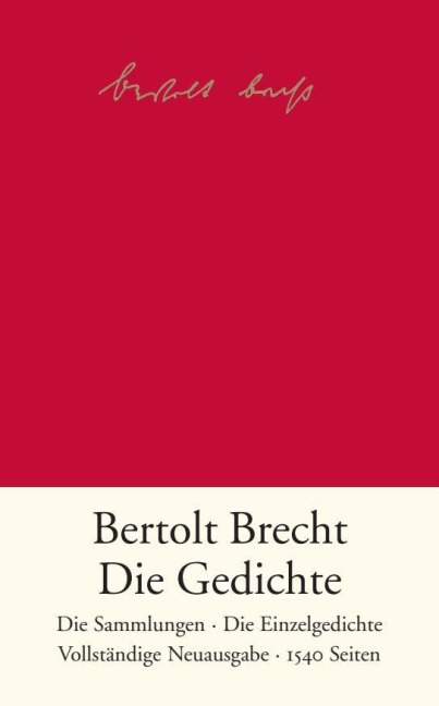 Die Gedichte - Bertolt Brecht