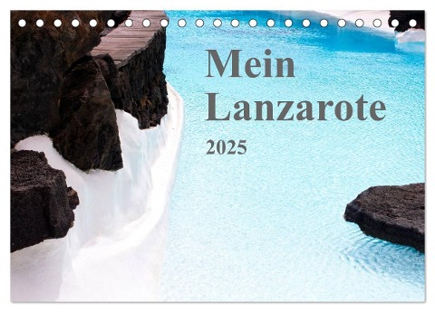 Mein Lanzarote (Tischkalender 2025 DIN A5 quer), CALVENDO Monatskalender - R. Gue. R. Gue.