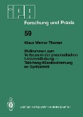 Cover-Bild zum Titel 'Maßnahmen zum Verbessern der pneumatischen Lackzerstäubung - Teilchengrößenbestimmung im Spritzstrahl' von 'K. W. Thomer'