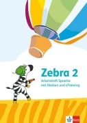 Cover-Bild zum Titel 'Zebra 2. Arbeitsheft Sprache mit eTraining Klasse 2' von ''