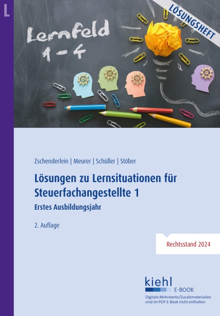 Lösungen zu Lernsituationen für Steuerfachangestellte 1 - Oliver Zschenderlein, Karin Schüller, Roswitha Stöber, Lena Meurer