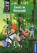 Cover-Bild zum Titel 'Die drei !!!, 107, Einsatz im Kletterwald' von 'Jule Ambach'