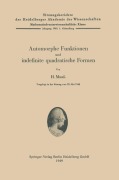 Cover-Bild zum Titel 'Automorphe Funktionen und indefinite quadratische Formen' von 'Hans Maass'
