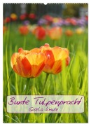 Cover-Bild zum Titel 'Bunte Tulpenpracht (Wandkalender 2026 DIN A2 hoch), CALVENDO Monatskalender' von 'Gisela Kruse'
