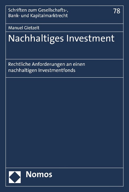 Nachhaltiges Investment - Manuel Gietzelt