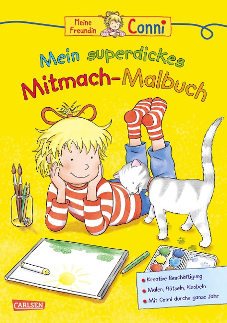 Conni Gelbe Reihe: Mein superdickes Mitmach-Malbuch - Hanna Sörensen