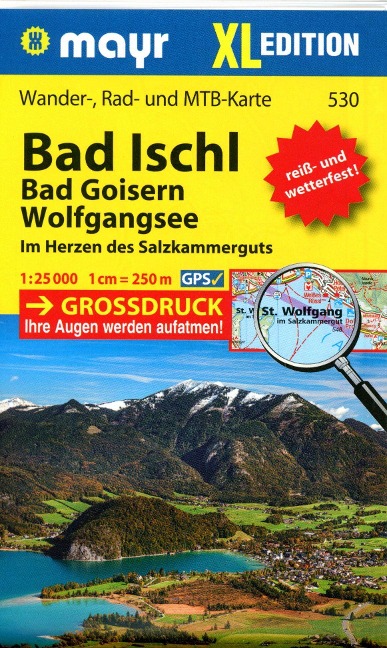 Mayr Wanderkarte Bad Ischl - Bad Goisern - Wolfgangsee XL 1:25.000 - 