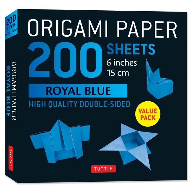 Origami Paper 200 Sheets Royal Blue 6 (15 CM) - 