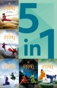 Cover-Bild zum Titel 'Der Clan der Otori 1-5 in einem Bundle: Das Schwert in der Stille/Der Pfad im Schnee/Der Glanz des Mondes/Der Ruf des Reihers/Die Weite des Himmels' von 'Lian Hearn'
