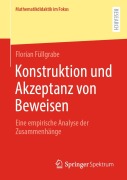 Cover-Bild zum Titel 'Konstruktion und Akzeptanz von Beweisen' von 'Florian Füllgrabe'