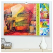 Cover-Bild zum Titel 'Farbe, Fläche, Linie und Form - Abstrakte Malerei von Michaela Spreider (hochwertiger Premium Wandkalender 2026 DIN A2 quer), Kunstdruck in Hochglanz' von 'Michaela Schimmack'