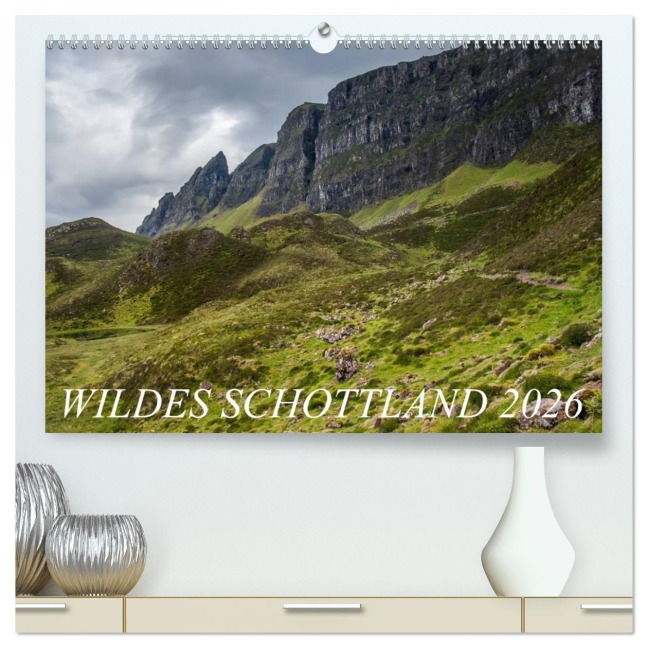 Wildes Schottland 2026 (hochwertiger Premium Wandkalender 2026 DIN A2 quer), Kunstdruck in Hochglanz - Katja Jentschura