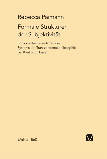 Formale Strukturen der Subjektivität - Rebecca Paimann