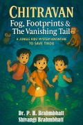 Cover-Bild zum Titel 'CHITRAVAN: Fog, Footprints & The Vanishing Tail : A Jungle Kids' Mystery Adventure To Save Tikoo (Kid's Series, #8)' von 'P. H. Brahmbhatt & Shivangi Brahmbhatt'