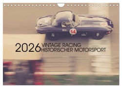 Cover-Bild zum Titel 'Vintage Racing, historischer Motorsport (Wandkalender 2026 DIN A4 quer), CALVENDO Monatskalender' von 'Karsten Arndt'