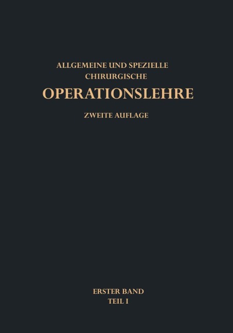 Allgemeine Operationslehre - G. Hegemann