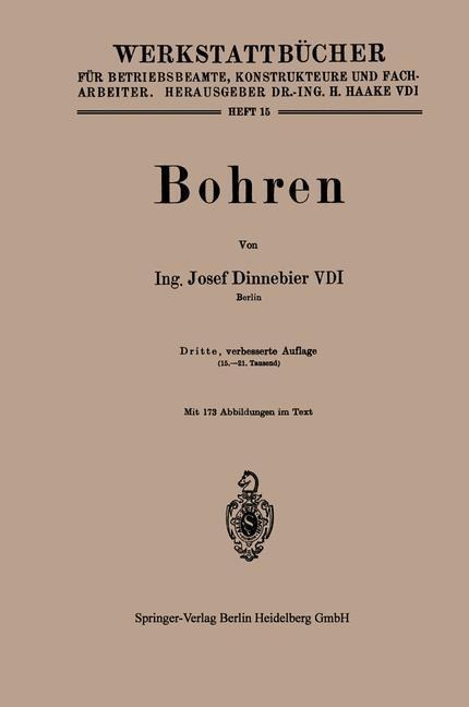 Bohren - Josef Dinnebier