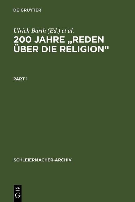 200 Jahre "Reden über die Religion" - 