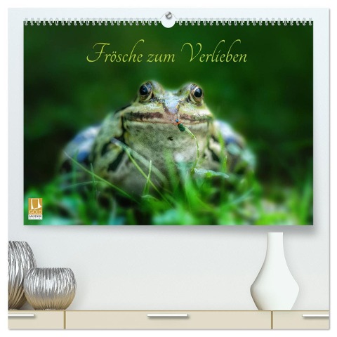 Frösche zum Verlieben (hochwertiger Premium Wandkalender 2025 DIN A2 quer), Kunstdruck in Hochglanz - Kathrin Gawlik