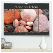 Cover-Bild zum Titel 'Steine des Lebens. Steine als Spiegel des Lebens mit Bildern und leisen Gedanken (hochwertiger Premium Wandkalender 2026 DIN A2 quer), Kunstdruck in Hochglanz' von 'Michaela Schimmack'