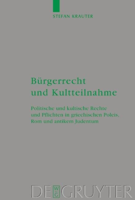 Bürgerrecht und Kultteilnahme - Stefan Krauter