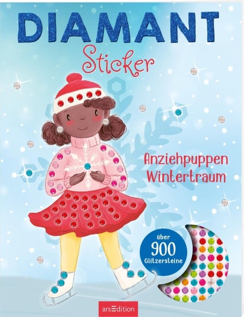 Diamantsticker Anziehpuppen - Wintertraum - 