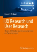 Cover-Bild zum Titel 'UX Research und User Research' von 'Giovanni Vindigni'