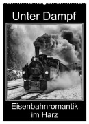 Unter Dampf. Eisenbahnromantik im Harz (Wandkalender 2026 DIN A2 hoch), CALVENDO Monatskalender - Marion Maurer