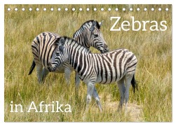 Cover-Bild zum Titel 'Zebras in Afrika (Tischkalender 2026 DIN A5 quer), CALVENDO Monatskalender' von 'Christiane Kulisch'