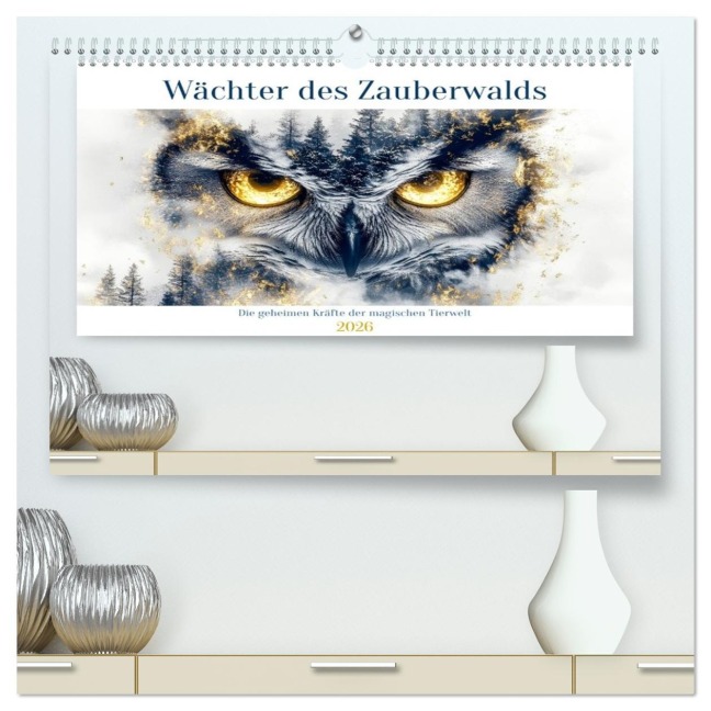 Wächter des Zauberwaldes (hochwertiger Premium Wandkalender 2026 DIN A2 quer), Kunstdruck in Hochglanz - Steffen Gierok-Latniak
