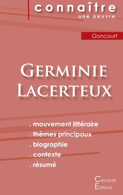 Fiche de lecture Germinie Lacerteux (Analyse littéraire de référence et résumé complet) - Frères Goncourt