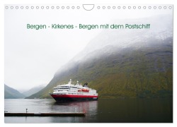 Cover-Bild zum Titel 'Bergen - Kirkenes - Bergen mit dem Postschiff (Wandkalender 2026 DIN A4 quer), CALVENDO Monatskalender' von 'Kerstin Elger'