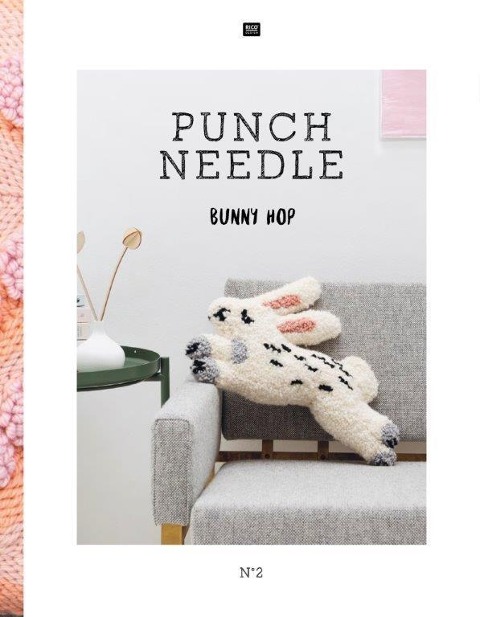 Punch Needle Bunny Hop No. 2 - 