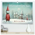 Wintermärchen - Im Land der Wichtel (hochwertiger Premium Wandkalender 2025 DIN A2 quer), Kunstdruck in Hochglanz - Erich Krätschmer