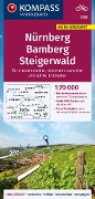 Cover-Bild zum Titel 'KOMPASS Fahrradkarte 3328 Nürnberg, Bamberg, Steigerwald 1:70.000' von ''