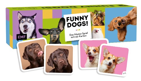 Memo-Spiel: Funny dogs! - 