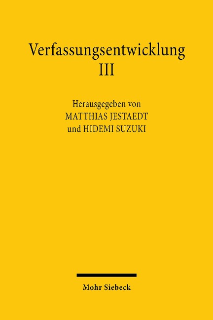 Verfassungsentwicklung III - 