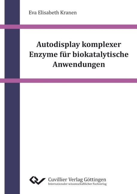 Autodisplay komplexer Enzyme für biokatalytische Anwendungen - Eva Kranen