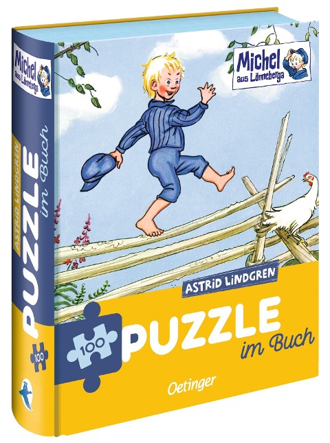 Michel aus Lönneberga. Puzzle im Buch. 100 Teile - Astrid Lindgren