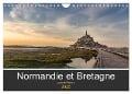 Normandie et Bretagne (Calendrier mural 2025 DIN A4 vertical), CALVENDO calendrier mensuel - Mike Weiwers